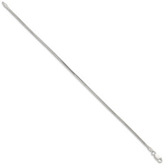 Sterling Silver 2mm Diamond-cut Snake Chain