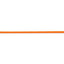 Sterling Silver 18inch 4mm Tangerine Rubber Cord Necklace