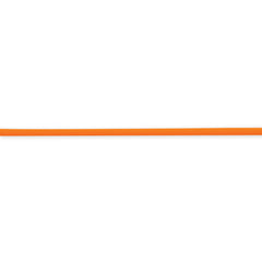 Sterling Silver 18inch 4mm Tangerine Rubber Cord Necklace