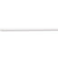 Sterling Silver 18inch 4mm White Rubber Cord Necklace