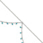Turquoise Beads Double Anklet in Sterling Silver, 10 Inch - Sophia Jewelers