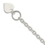 Heart Toggle Bracelet in Sterling Silver, 18mm Engravable, 8 Inch - Sophia Jewelers