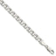 Double Link Charm Bracelet in Sterling Silver, 6mm - Sophia Jewelers