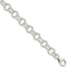 Fancy Rolo Link Bracelet in Sterling Silver, 6mm - Sophia Jewelers