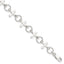Cross Link Bracelet in Sterling Silver, 7.5 Inch - Sophia Jewelers