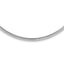 Sterling Silver Rhodium-plated 4mm with a 2 inch Extention Cubetto Chain