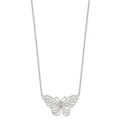 Sterling Silver Butterfly Necklace