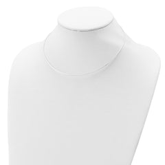 Sterling Silver 1.35mm With 2in extender Neckwire Chain