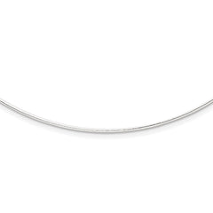Sterling Silver 1.35mm With 2in extender Neckwire Chain