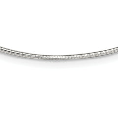 Sterling Silver 1.6mm With 2in extender Neckwire Chain