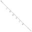 Sterling Silver Ocean Theme Charms 9 inch Plus 1 inch Extender - Total 10 inch Anklet