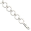 Circle Link Bracelet in Sterling Silver, 13mm, 7.5 Inch - Sophia Jewelers