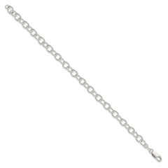 Sterling Silver Polished Fancy Link Bracelet