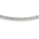 Sterling Silver Round 3.75mm Neckwire Necklace