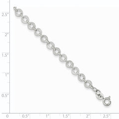Sterling Silver 5mm Fancy Bracelet