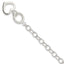 Cable Heart Toggle Link Bracelet in Sterling Silver, 5mm, 8.5 Inch - Sophia Jewelers