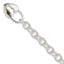Sterling Silver Polished Heart and Key Bracelet