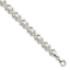Bracelet in Sterling Silver, 8.3mm Satin & Polished - Sophia Jewelers