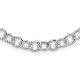 Sterling Silver Cable 6.75mm Necklace