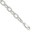 Sterling Silver Open Link Cable 8.50mm Bracelet