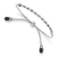 Crystal Briolette to Bolo Bracelet in Sterling Silver, 3mm, 9 Inch - Sophia Jewelers