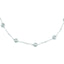 Ball Station Necklace in Sterling Silver, Satin & Polished - Sophia Jewelers