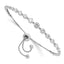 Sterling Shimmer Sterling Silver Rhodium-plated 29 Stone CZ Adjustable 5 inch up to 8.75 inch Bracelet