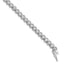 Sterling Shimmer Sterling Silver Rhodium-plated 7 inch 45 Stone CZ Tennis Bracelet