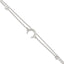Moon & Stars 2-Strand Station Bracelet in Sterling Silver, 7.5 Inch - Sophia Jewelers