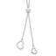 Two-Heart Adjusts Up to Necklace in Sterling Silver, 19.5 Inch - Sophia Jewelers