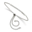 Cubic Zirconia Bolo Bracelet in Sterling Silver, 2.4mm Adjustable, 10 Inch - Sophia Jewelers