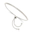 Half-Bangle Bolo Bracelet in Sterling Silver, 2mm, 10.5 Inch - Sophia Jewelers