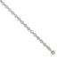 Cubic Zirconia Fancy Chain Bracelet in Sterling Silver, 3.81mm Textured, 7 Inch - Sophia Jewelers