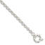 Rolo Link Bracelet in Sterling Silver, 4.75mm Textured, 7 Inch - Sophia Jewelers