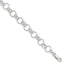 Circle Link Bracelet in Sterling Silver, 7.5 Inch - Sophia Jewelers