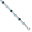 Light Swiss Blue Topaz Bracelet in Sterling Silver, 6.44mm, 8 Inch - Sophia Jewelers