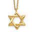 Star of David Necklace in Gold-Plated Sterling Silver, 16.5 Inch - Sophia Jewelers