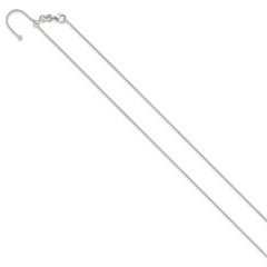 Sterling Silver Polished Adjustable Necklace