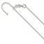 Sterling Silver Polished Adjustable Necklace