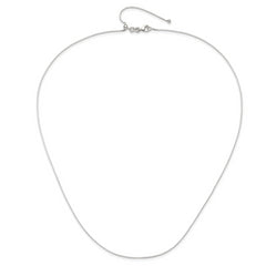 Sterling Silver Polished Adjustable Necklace