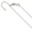 Sterling Silver Polished Adjustable Necklace