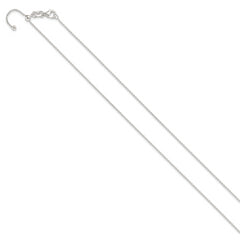 Sterling Silver Polished Adjustable Necklace