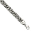Men's Byzantine Chain Bracelet in Sterling Silver, 8.4mm, 8.5 Inch - Sophia Jewelers