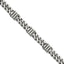 Sterling Silver Mens Antiqued Brushed Curb/Bar Bracelet