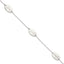 Live Love Laugh Station Bracelet in Sterling Silver, 9.2mm, 7.5 Inch - Sophia Jewelers