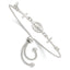Miraculous Medal and Crosses Bolo Bracelet in Sterling Silver, 6.5mm - Sophia Jewelers
