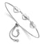 Enamel Mother/Daughter/Friends Bolo Bracelet in Sterling Silver, 7.8mm - Sophia Jewelers