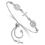 Cross Miraculous Medals Bolo Bracelet in Sterling Silver, 8.8mm - Sophia Jewelers