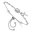 Miraculous Medal Rosary Bolo Bracelet in Sterling Silver, 8.85mm - Sophia Jewelers