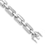Cubic Zirconia Open Link Bracelet in Sterling Silver, 5.25mm, 7.2 Inch - Sophia Jewelers